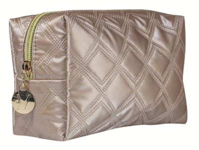 Inter-Vion beez quilt kosmeetikakott kuldse lukuga